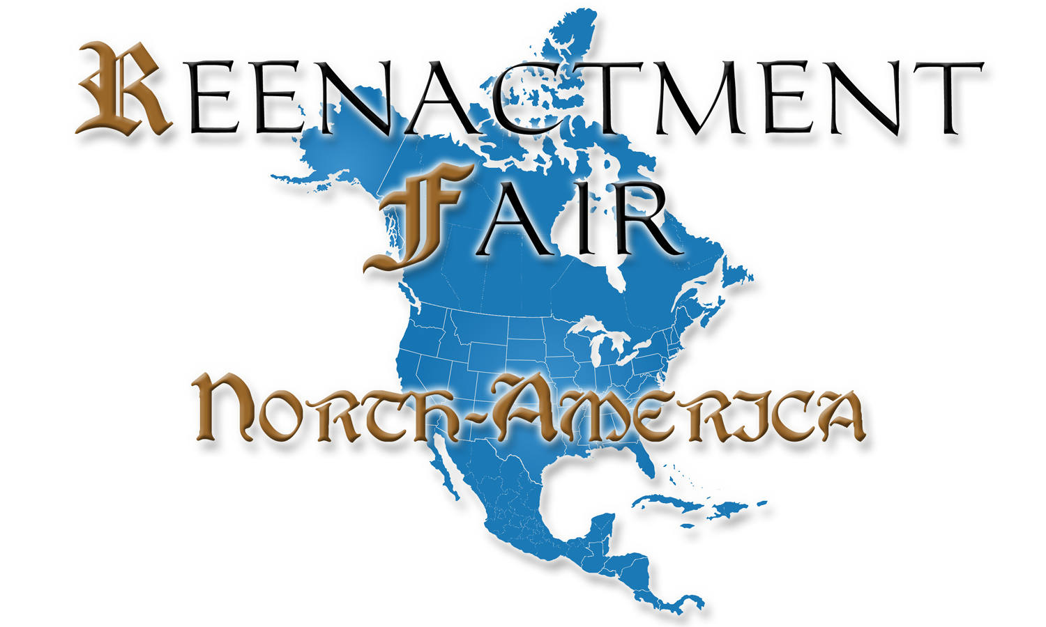 North America Reenactment Fair Logo - yearly fair starting in 2027